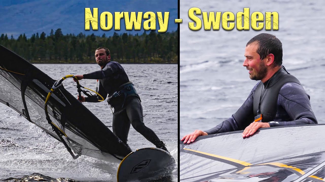 First Time Windsurfing in Sweden