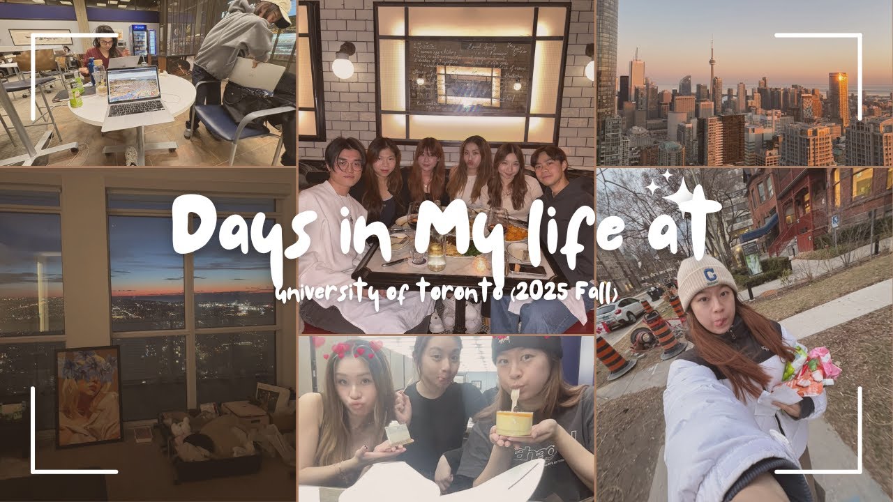 Uoft VLOG🇨🇦| 在多倫多大學的一週🏫//Days in my life at University of Toronto💙 (Winter25) | karinwuuu_