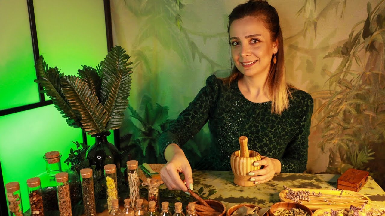 Türkçe ASMR Herbalist 🍃 Doğal Sesler / Natural Sounds