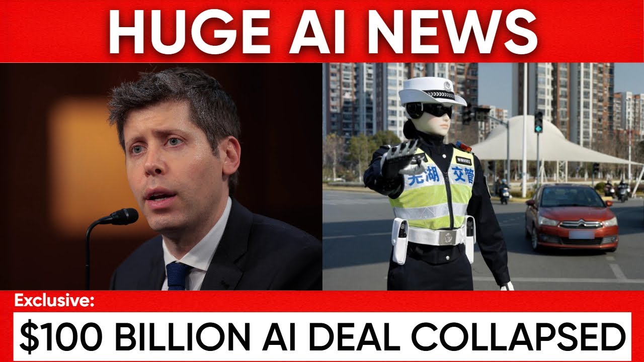 NVIDIA $100 Billion AI Deal COLLAPSED, China AI Robot Cops, Google Realtime 3D Game, AI News