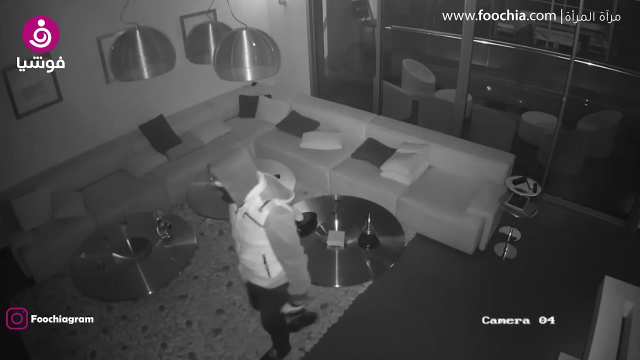 لقطات تظهر لحظة تعرض منزل نانسي عجرم لمحاولة السرقة