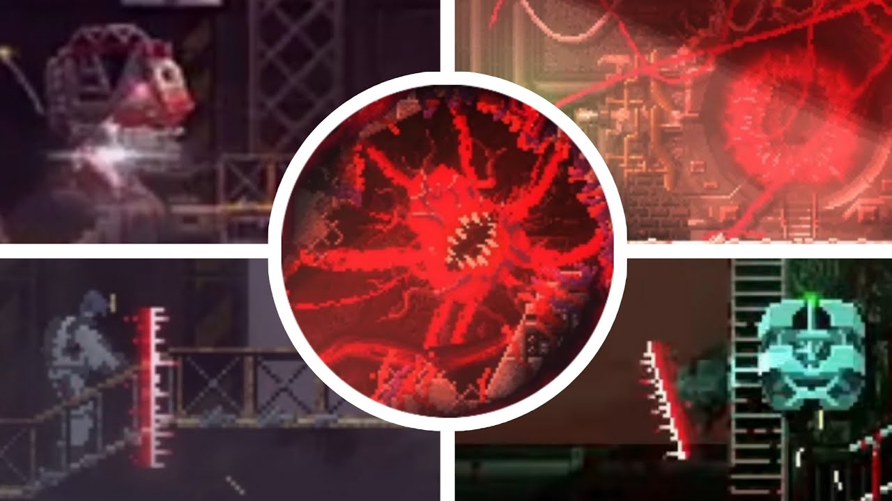 Carrion All Bosses + Ending