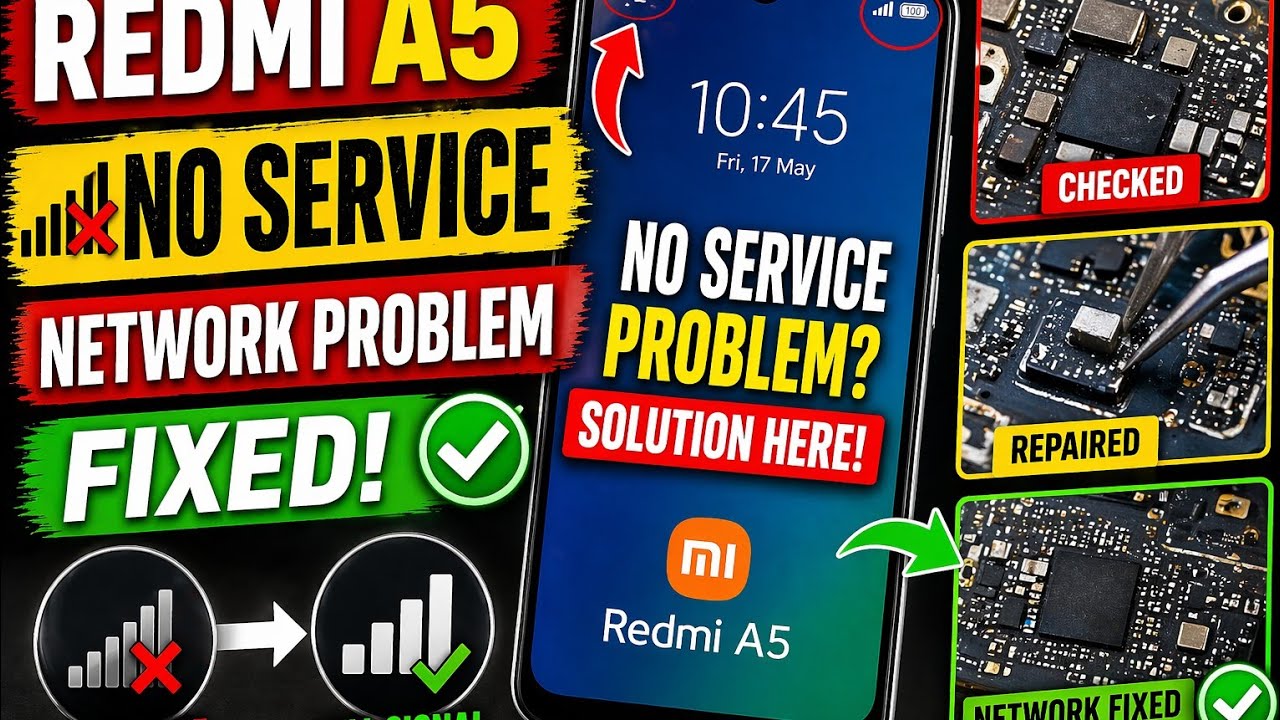 Redmi A5 Touch problem solution |hang solution |A5 touch not working |redmi touch|a5 no service 