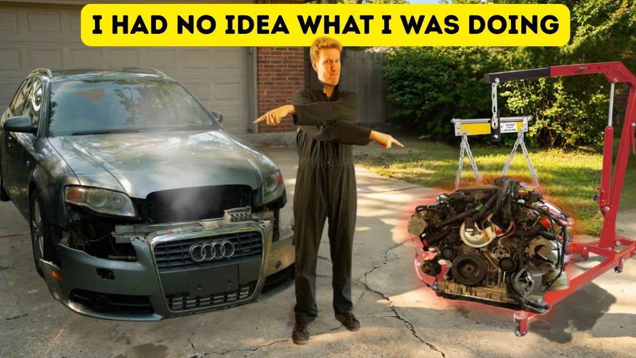 Audi A4 Restoration Ep. 2 - 3.2 Engine Transplant