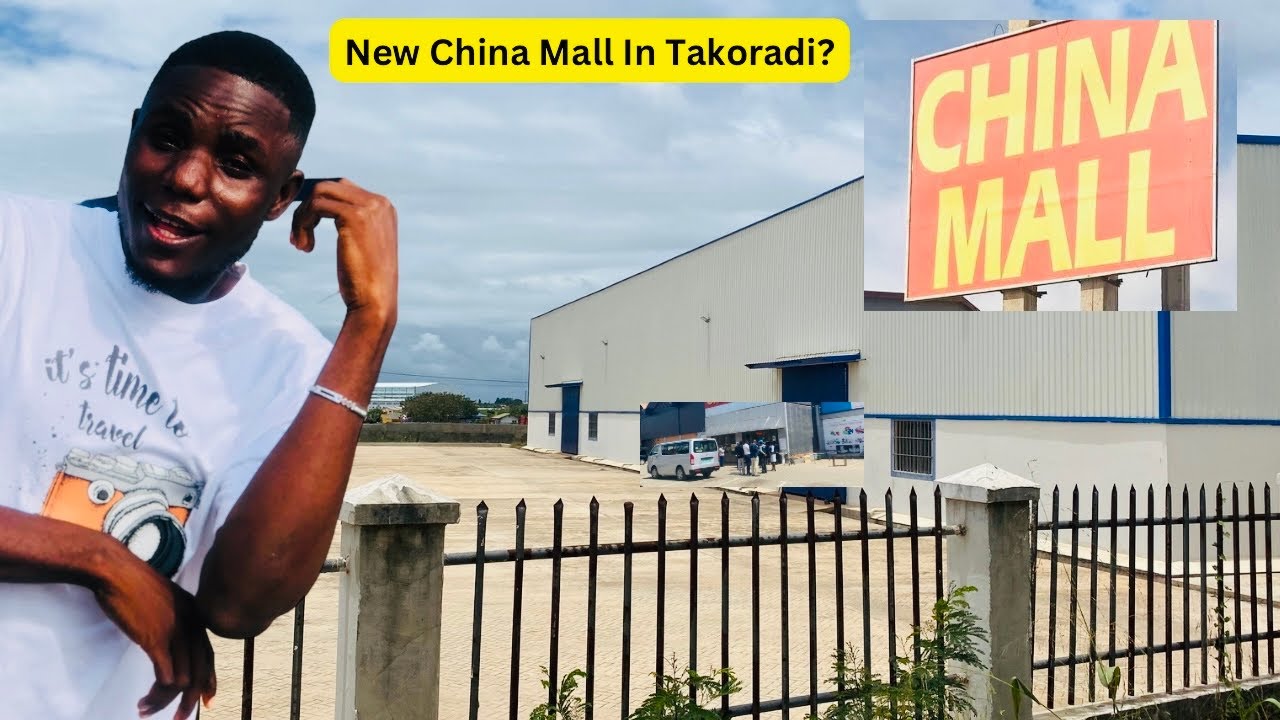 🇬🇭 The Newly Built China Mall In Takoradi And Its Location