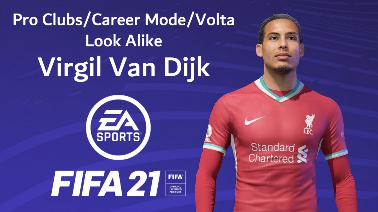 Virgil Van Dijk Look Alike - Fifa 21 - Pro Clubs/Career Mode/Volta