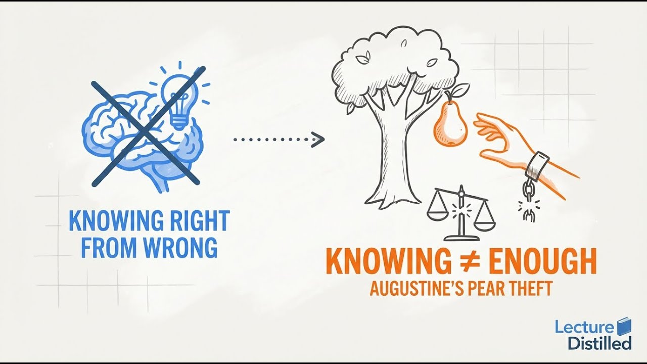 Why Knowing Right From Wrong Isn't Enough | Augustine's Pear Theft