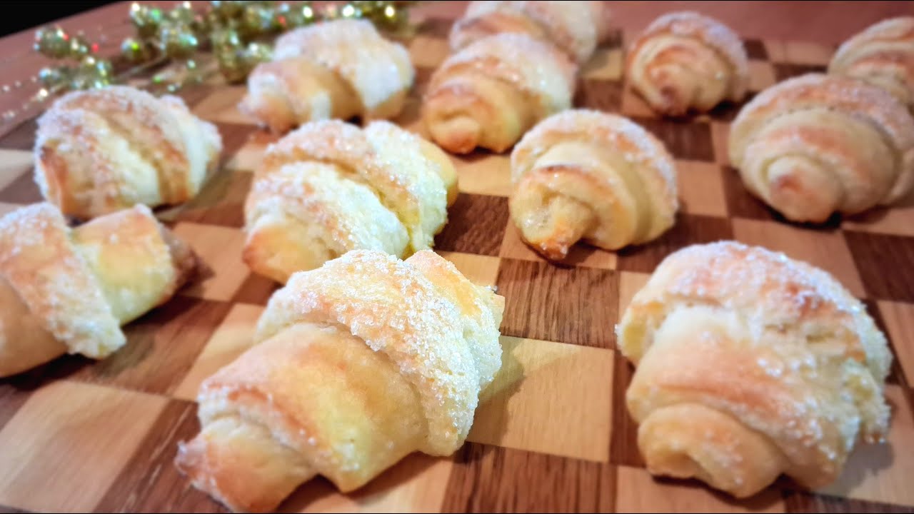 Ніжні рогалики з творогу “Смак дитинства” 🥐 | Cottage Cheese Crescents – Taste of Childhood
