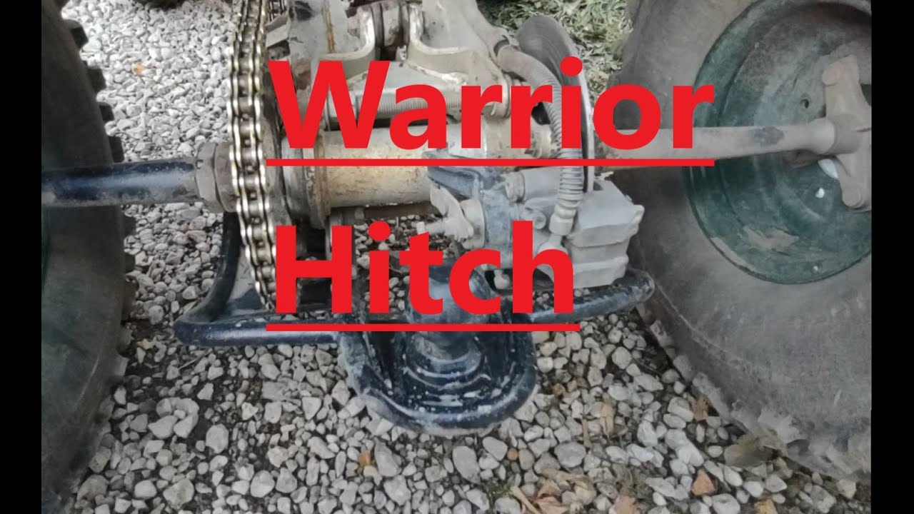 Yamaha Warrior Hitch\skid plate Install