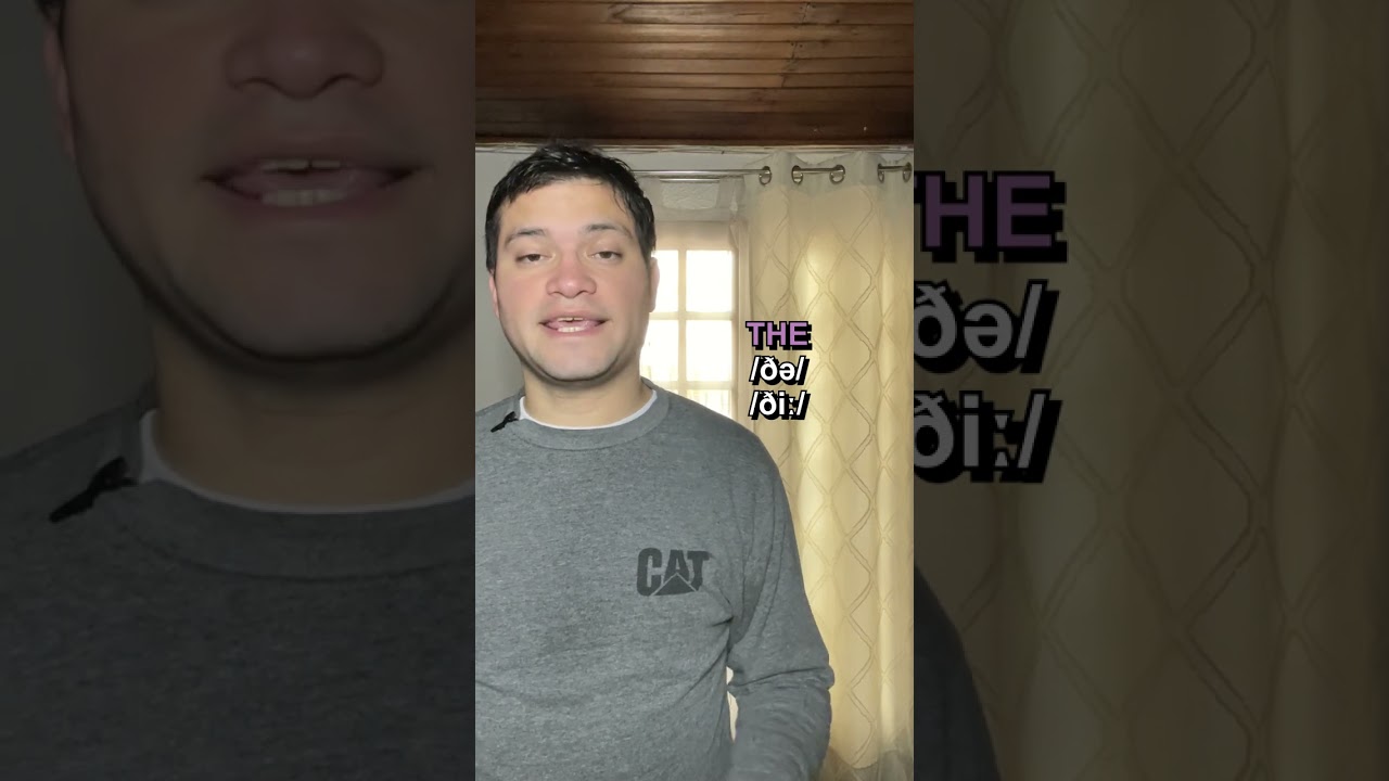 Pronunciation | A, AN, THE