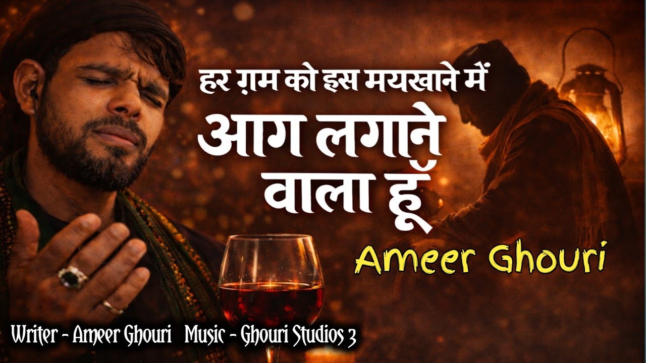 आज जामों से दिल की कहानी सुनाने वाला हूँ | New Bhojpuri Ghazal 2026 | Sufiyana Sharabi Song
