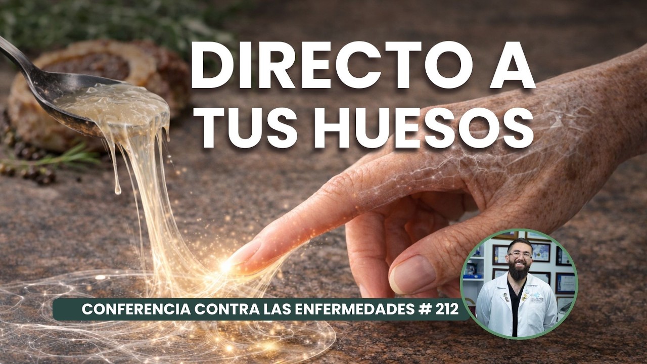 REDUCIR Edad Bioquímica con COLÁGENO Directo a tus Huesos - Conferencia # 212 Contra Enfermedades