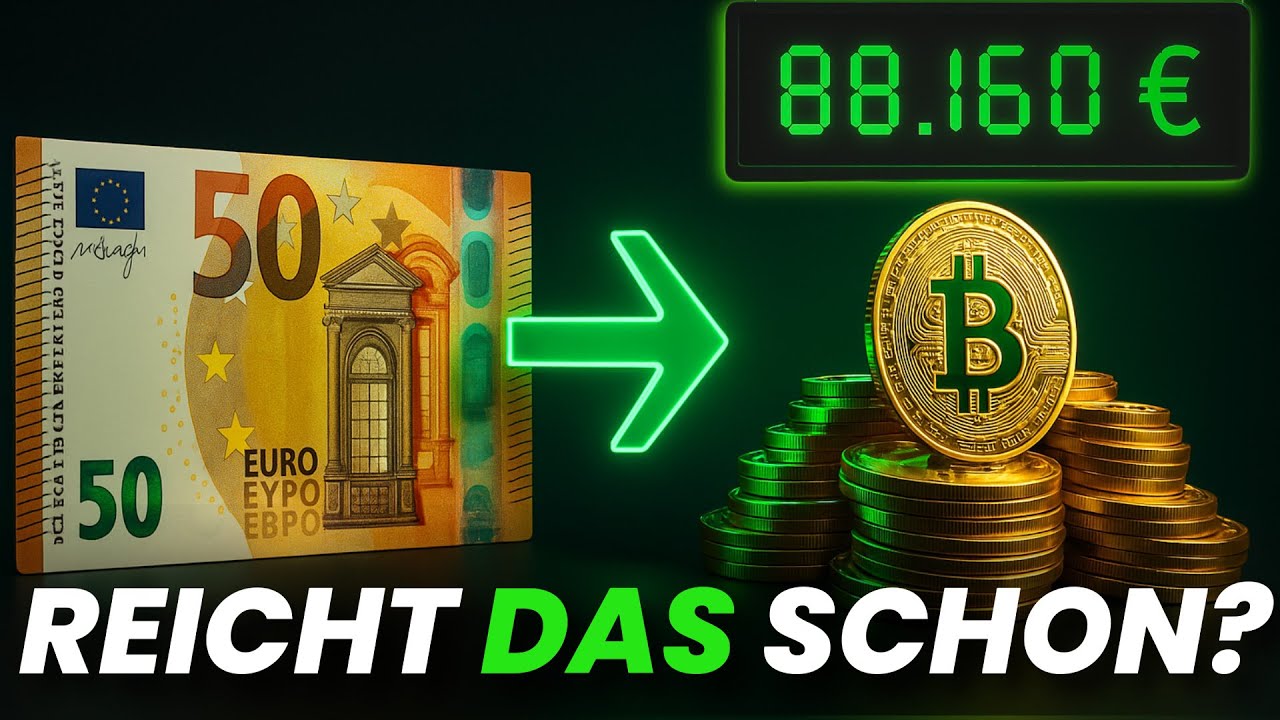 Bitcoin kaufen: Lohnt es sich, nur 50 &euro; zu investieren?