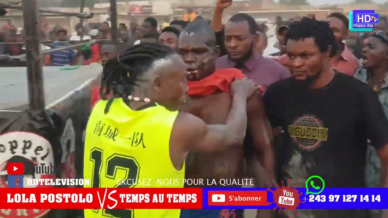 LOLA POSTOLO VS TEMPS AU TEMPS COMBAT DE CATCH CONGOLAIS 2023 À LUBUMBASHI