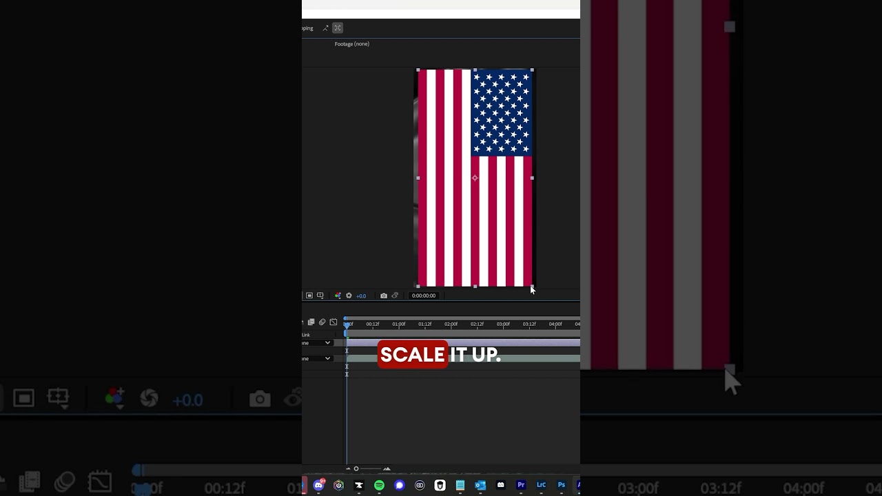 How to make a dope Flag animation in After Effects #aftereffects  #premierepro #editing