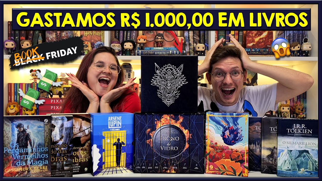 UNBOXING COMPRAS DA BOOK FRIDAY! 📚
