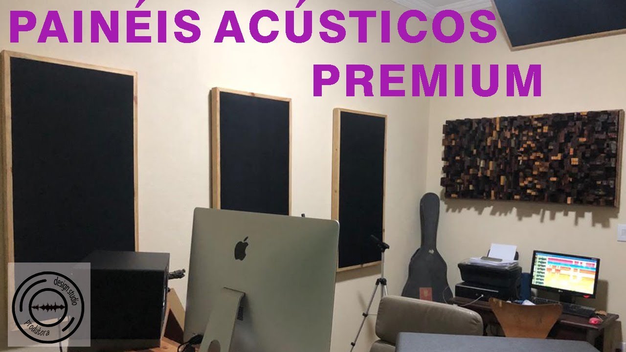 (passo a passo) painéis acústicos premium