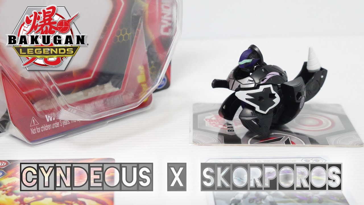 DARKUS/HAOS CYNDEOUS x SKORPOROS Single Pack | Bakugan Legends | BAKUGAN UNBOX