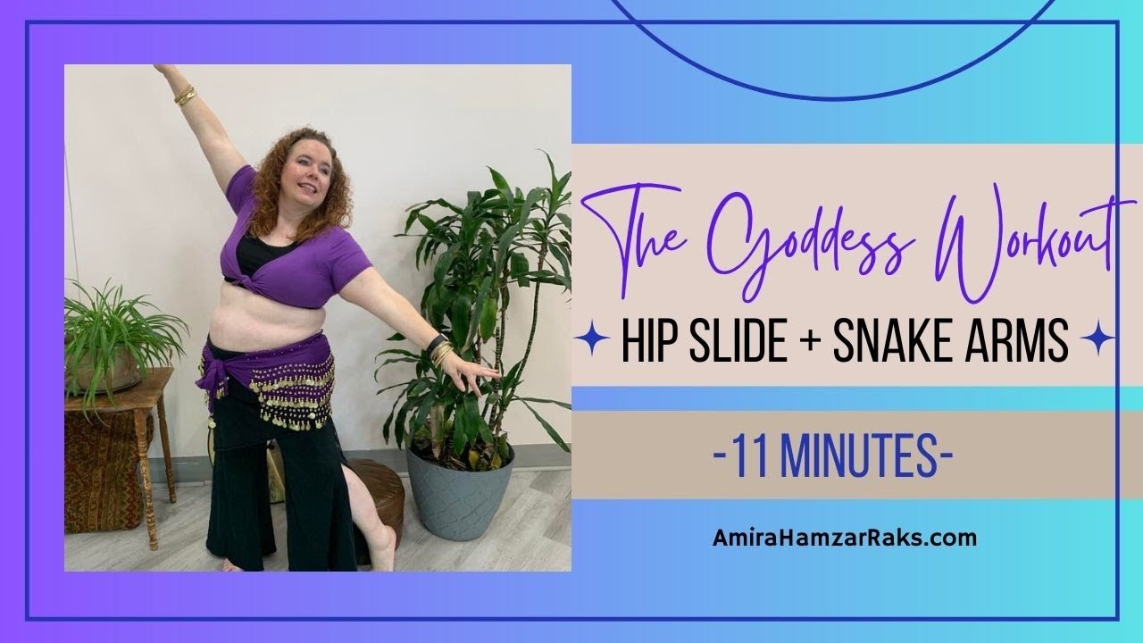 Unleash your inner goddess with these Belly Dance moves- Hip Slide & Snake Arms in just 11 minutes!