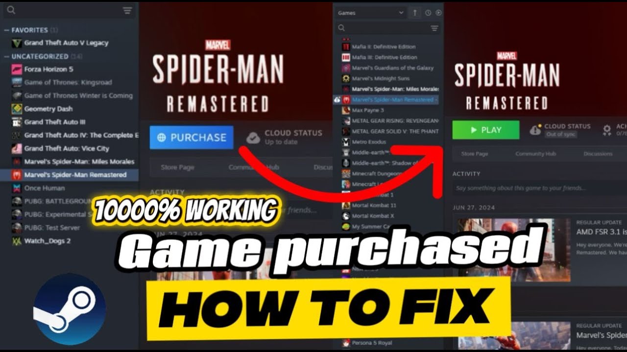 Steam Games Purchased Problem Fix | Full Library Restore 1000 % Working