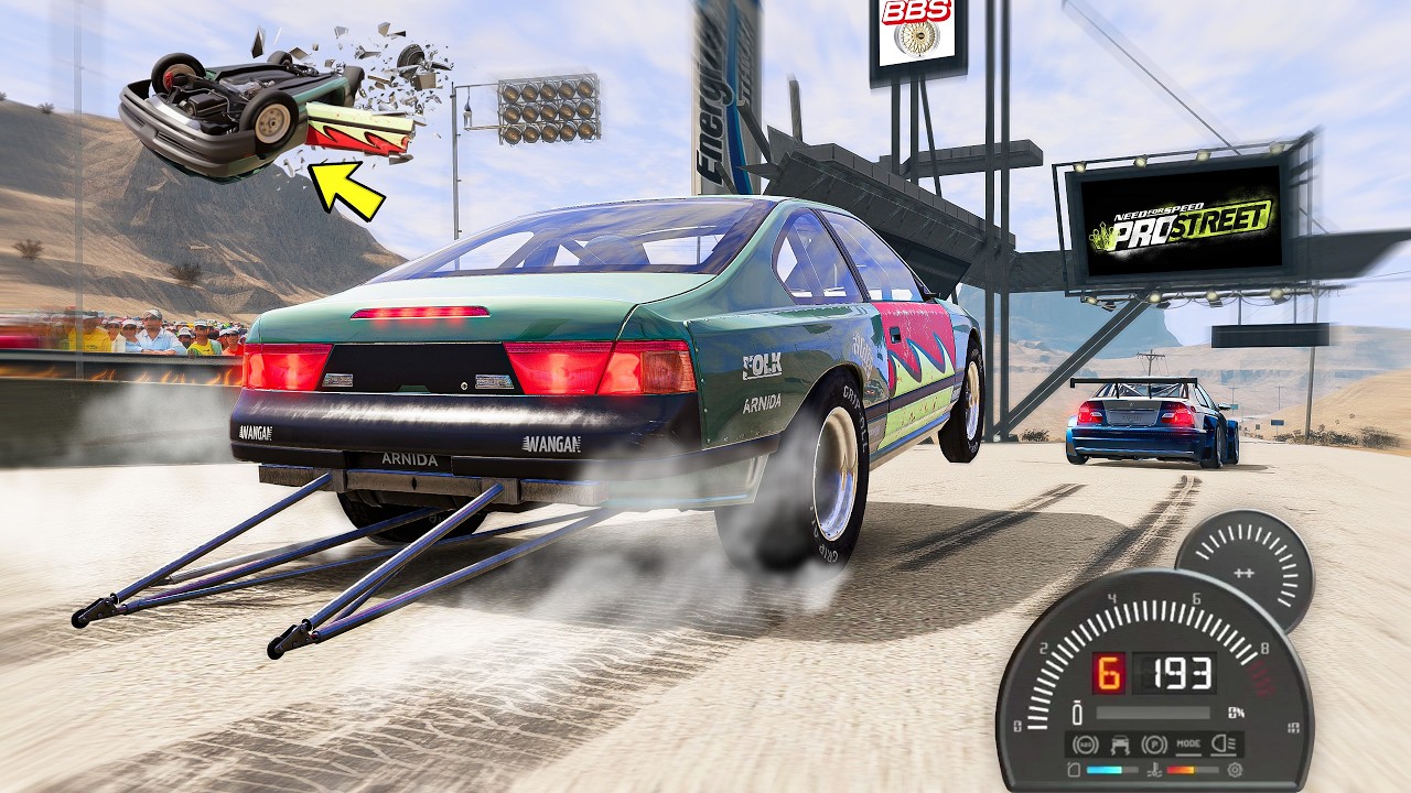 Need for Speed ProStreet but it's... BeamNG Drive!