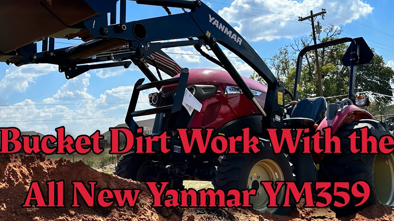Bucket Dirt Work With the All New Yanmar YM359