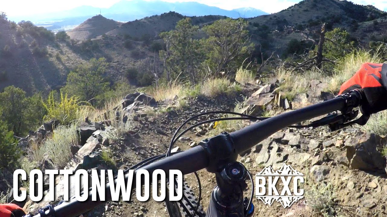 Mountain Biking Cottonwood Trail in Salida, Colorado
