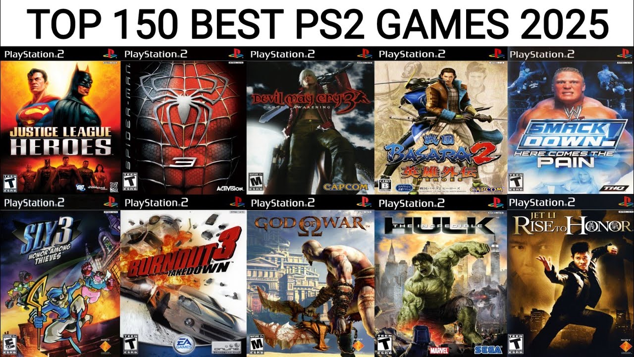 Top 150 Game PS2 Terbaik 2025 Versi Game Box2002 | Game PS2 Terbaik | Emulator PS2 Android