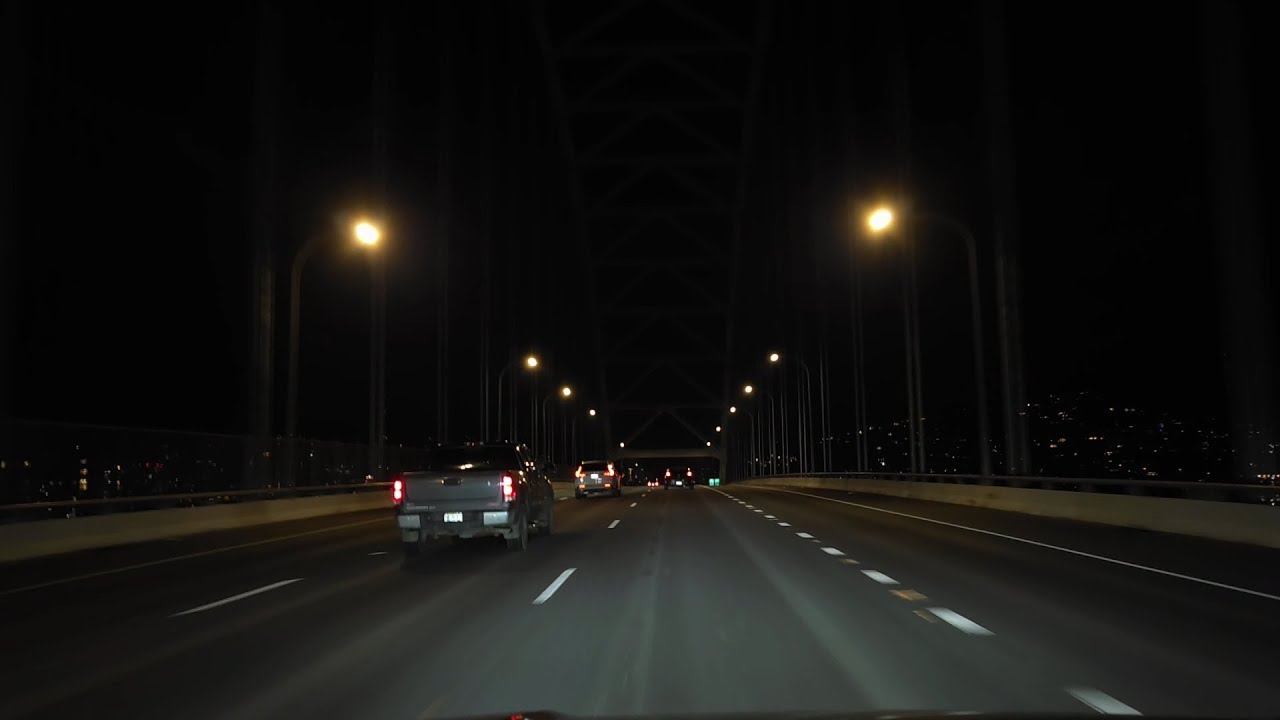 A Slow Night Drive Between City Streets and Open Roads | POV