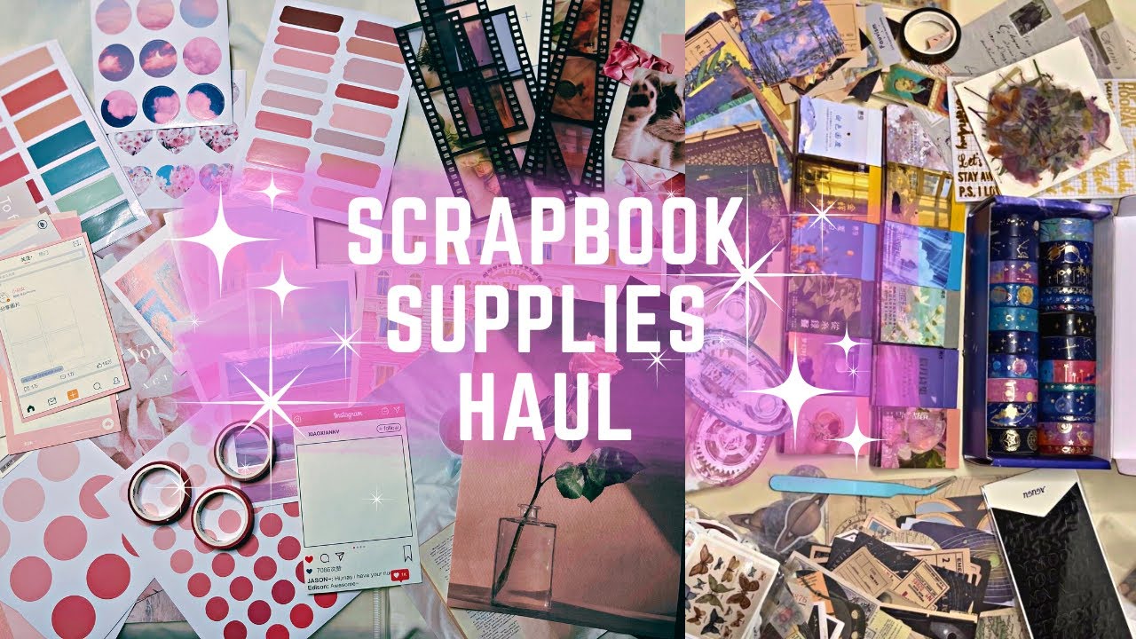 ✨ Best Amazon Journaling Supplies Under $20✨Journal/Scrapbook Supplies Haul Asmr✨