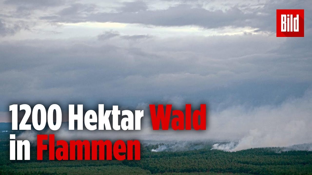 Waldbrand in Mecklenburg-Vorpommern komplett eingekesselt!