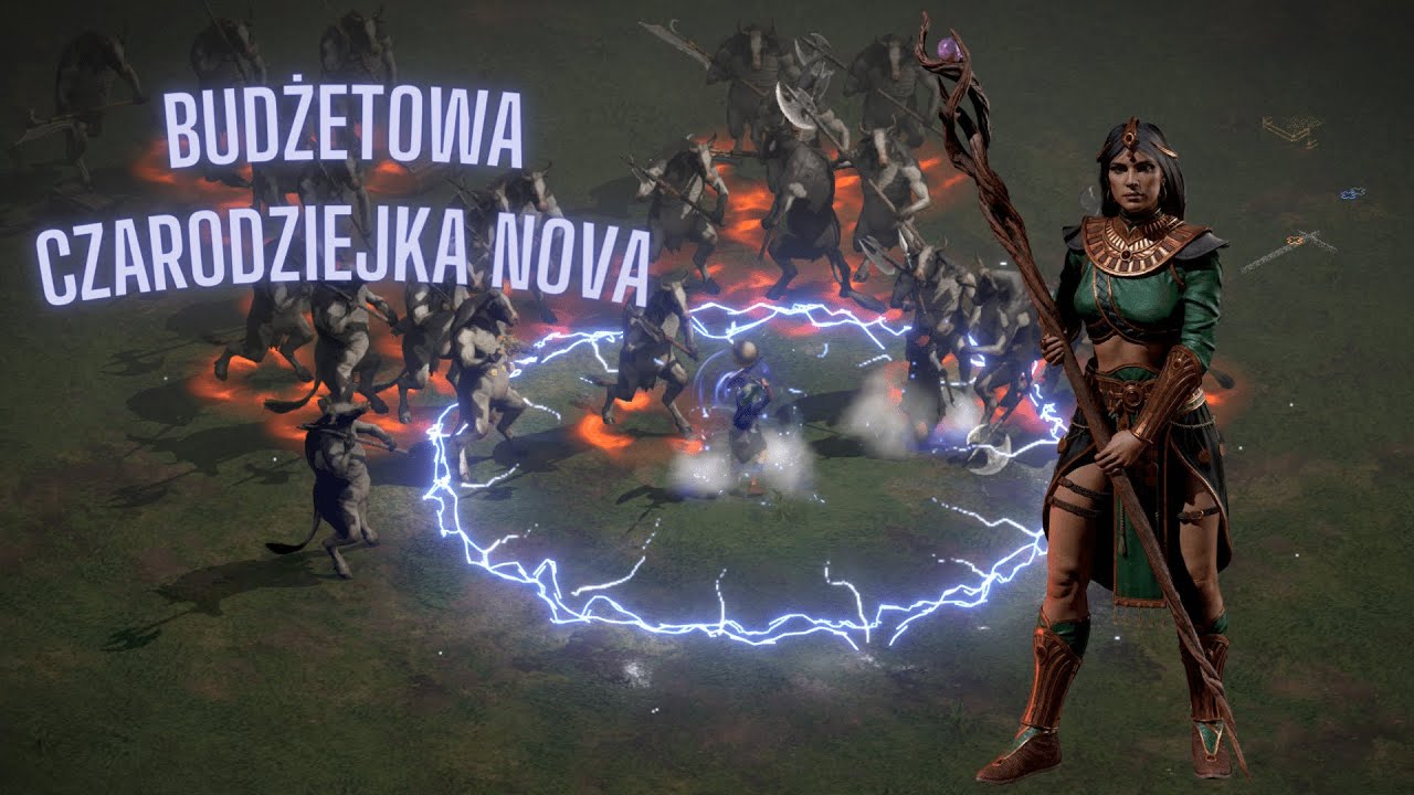 D2R Czarodziejka - Tani build do szybkiego farmienia.