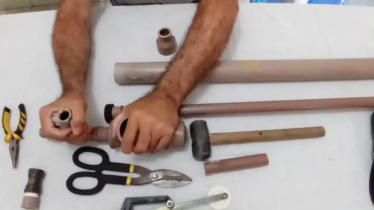 Tutorial da bomba manual caseira.