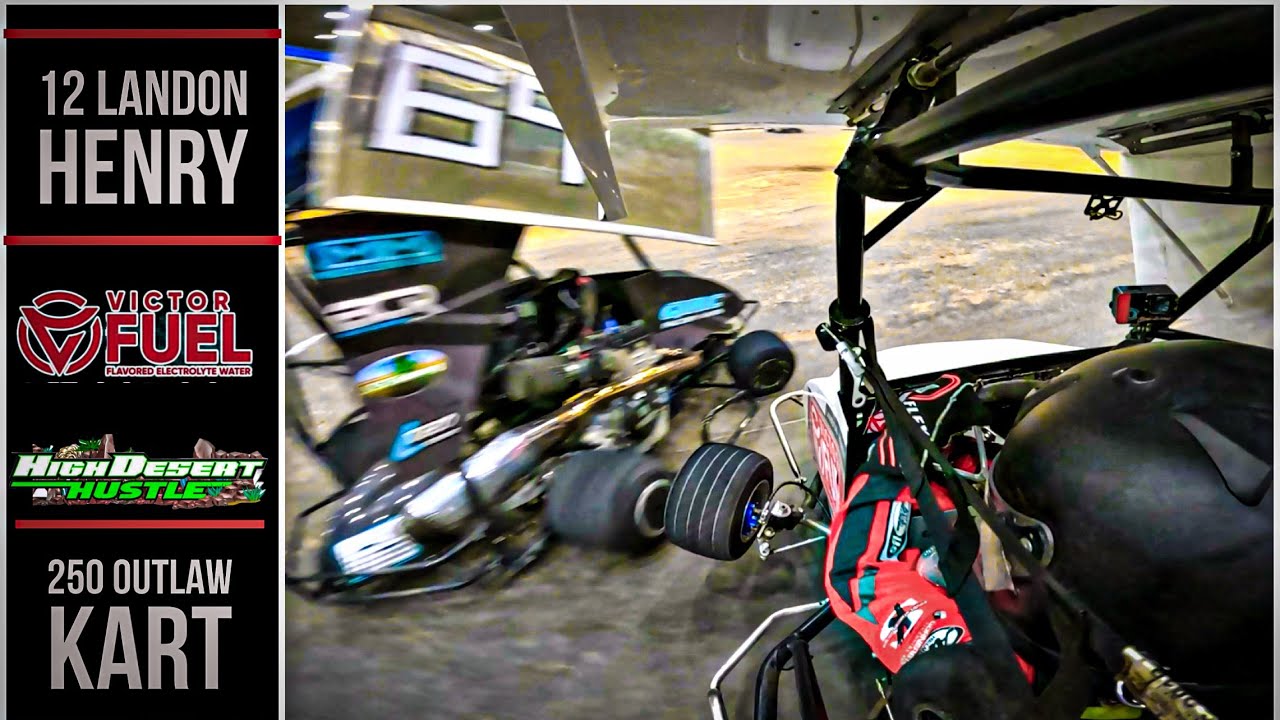 High Desert Hustle ONBOARD: 12 Landon Henry | 250 Outlaw Kart | Reno Livestock Event Center
