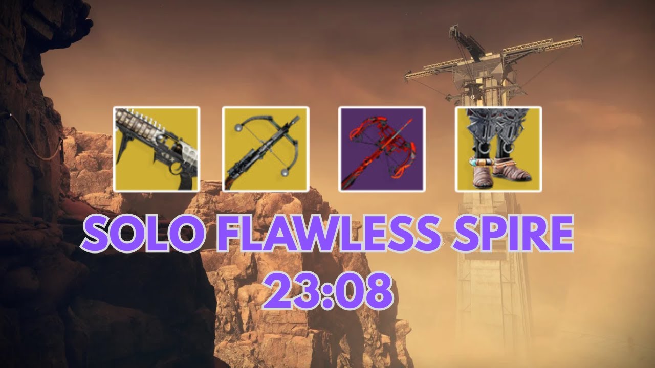 Solo Flawless Spire Of The Watcher - Void Hunter (Renegades)