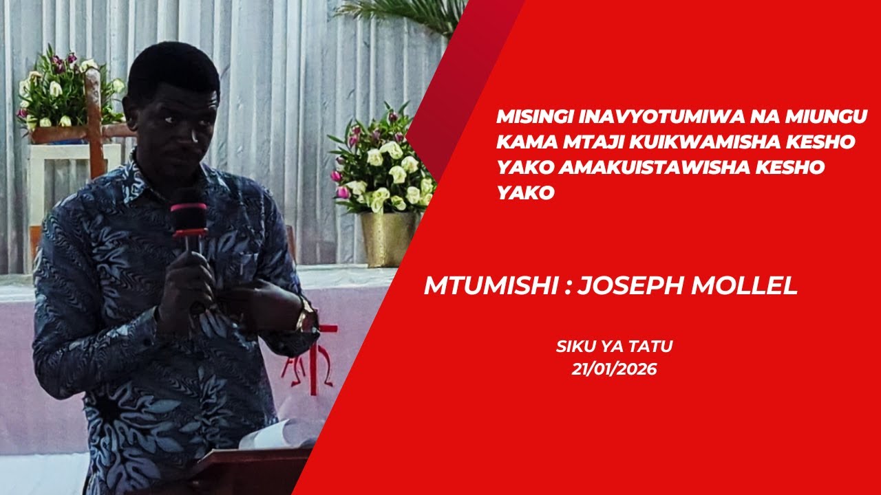 Misingi inavyotumiwa na miugu kama mtaji kuikwamisha kesho yako. Siku ya Tatu