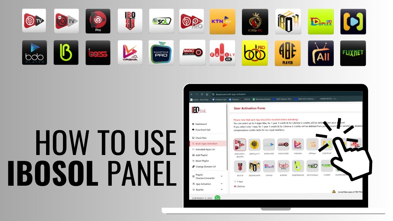 How to Use IBOSOL Panel