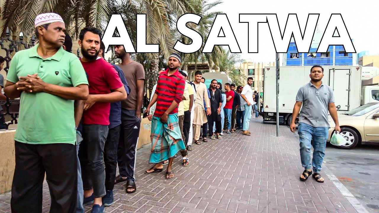 [4K] AFTERNOON WALK IN SATWA STREETS BEFORE IFTAR DURING RAMADAN 2023 DUBAI