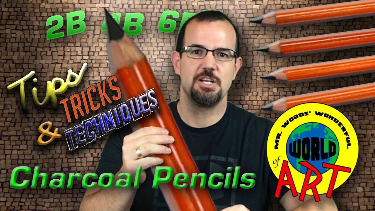 What is the difference between Charcoal Pencils? 2B, 4B, 6B...What Does That Mean???