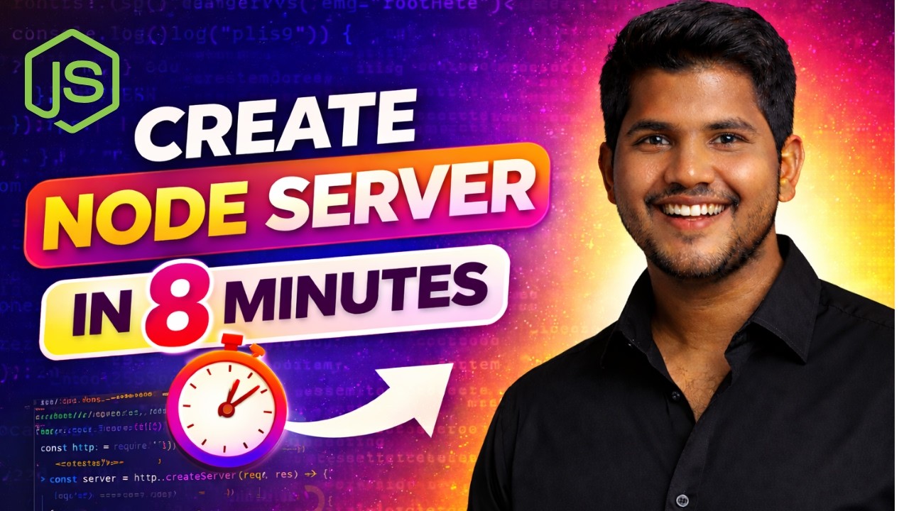 How to Create a Simple Server in Node.js (TELUGU)🚀 | HTTP Module Tutorial for Beginners