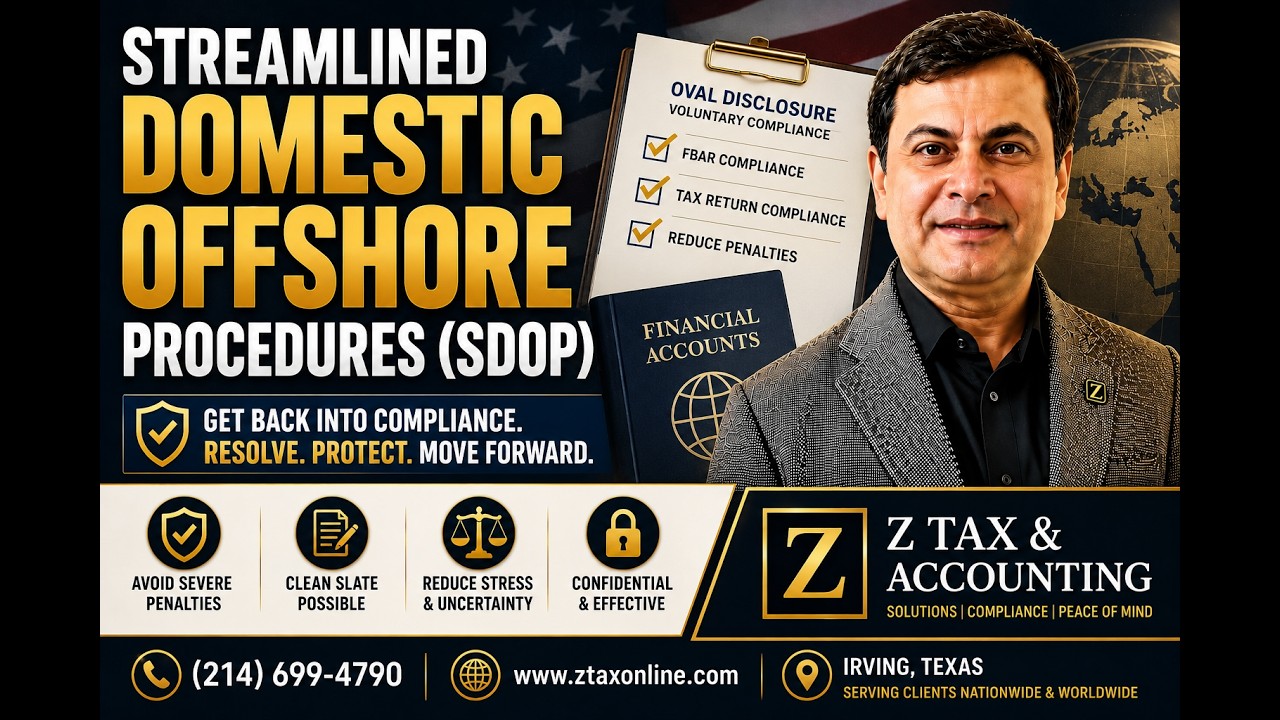Streamlined Domestic Offshore Procedures (SDOP) Explained | IRS Offshore Compliance Program 