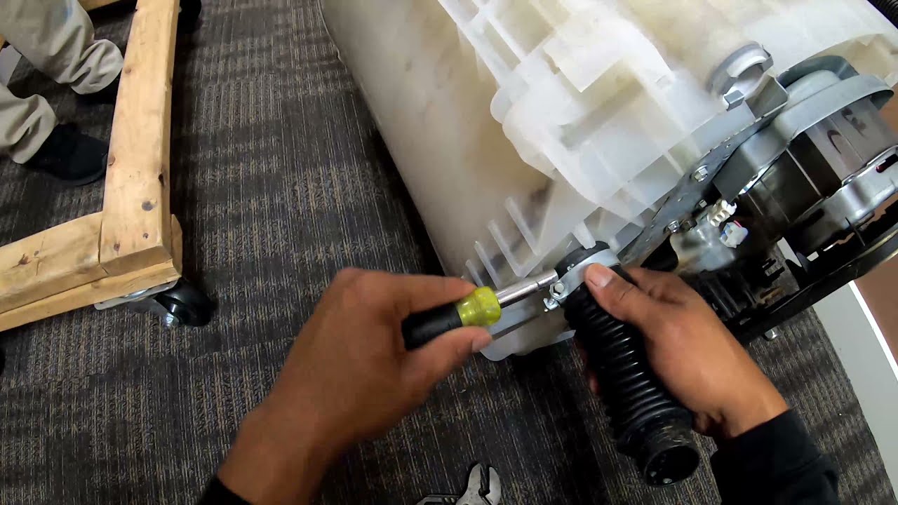 How to replace GE washer Drum, GE stackable , GE washing machine drum leaking