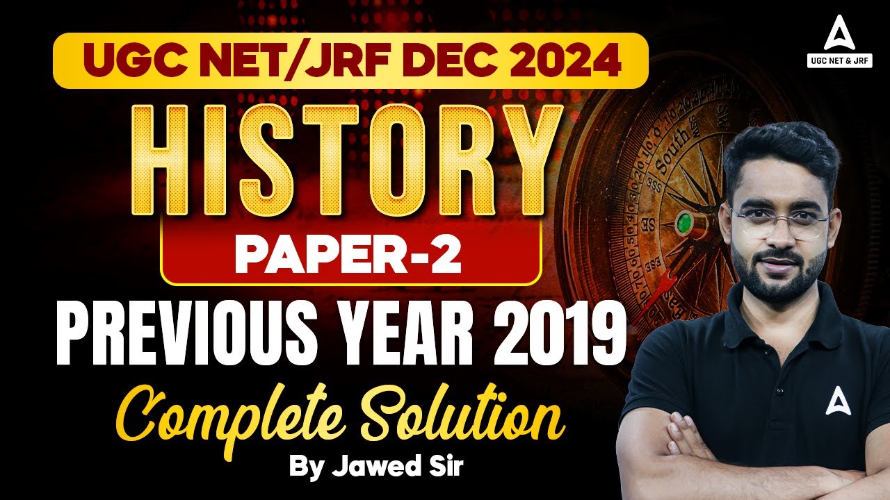 UGC NET History Previous Year Question Paper #3 | UGC NET History Classes By Jawed Sir