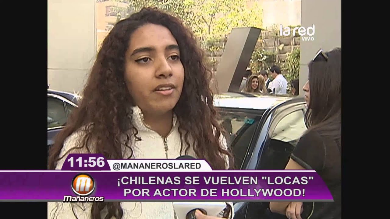 El actor Ian Somerhalder volvió locas a las chilenas