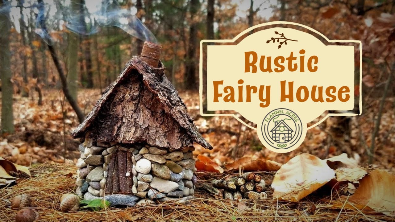 Fairy House Build | Stone walls | Time lapse