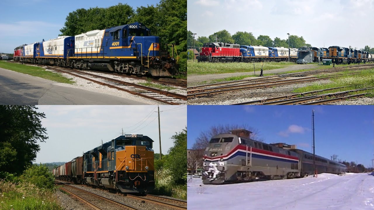 Goderich Exeter Railway (GEXR) in 2004 - F-Units, Amtrak and CSX SD70ACes