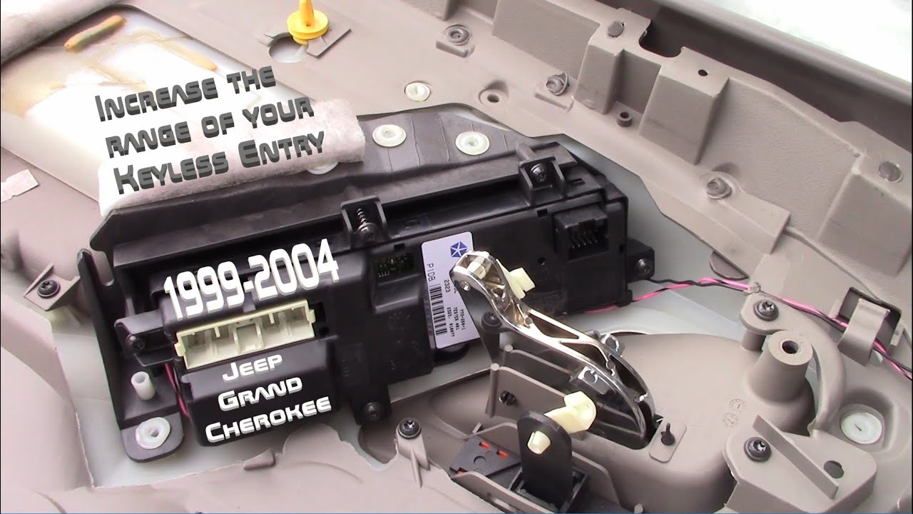 Increase the range of the Remote Keyless Entry in your 1999-2004 Jeep Grand Cherokee WJ