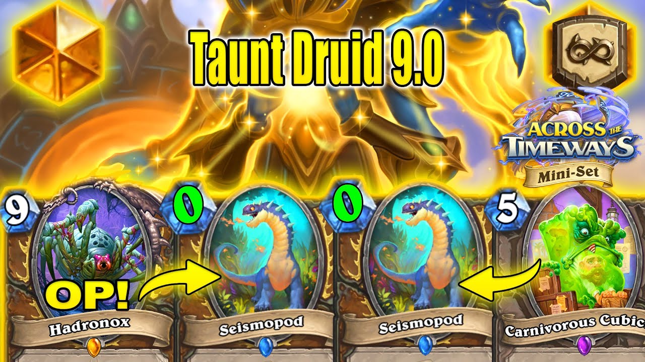 Best Taunt Druid 9.0 Is So Much Stronger Than You Think At Across the Timeways Min-Set | Hearthstone