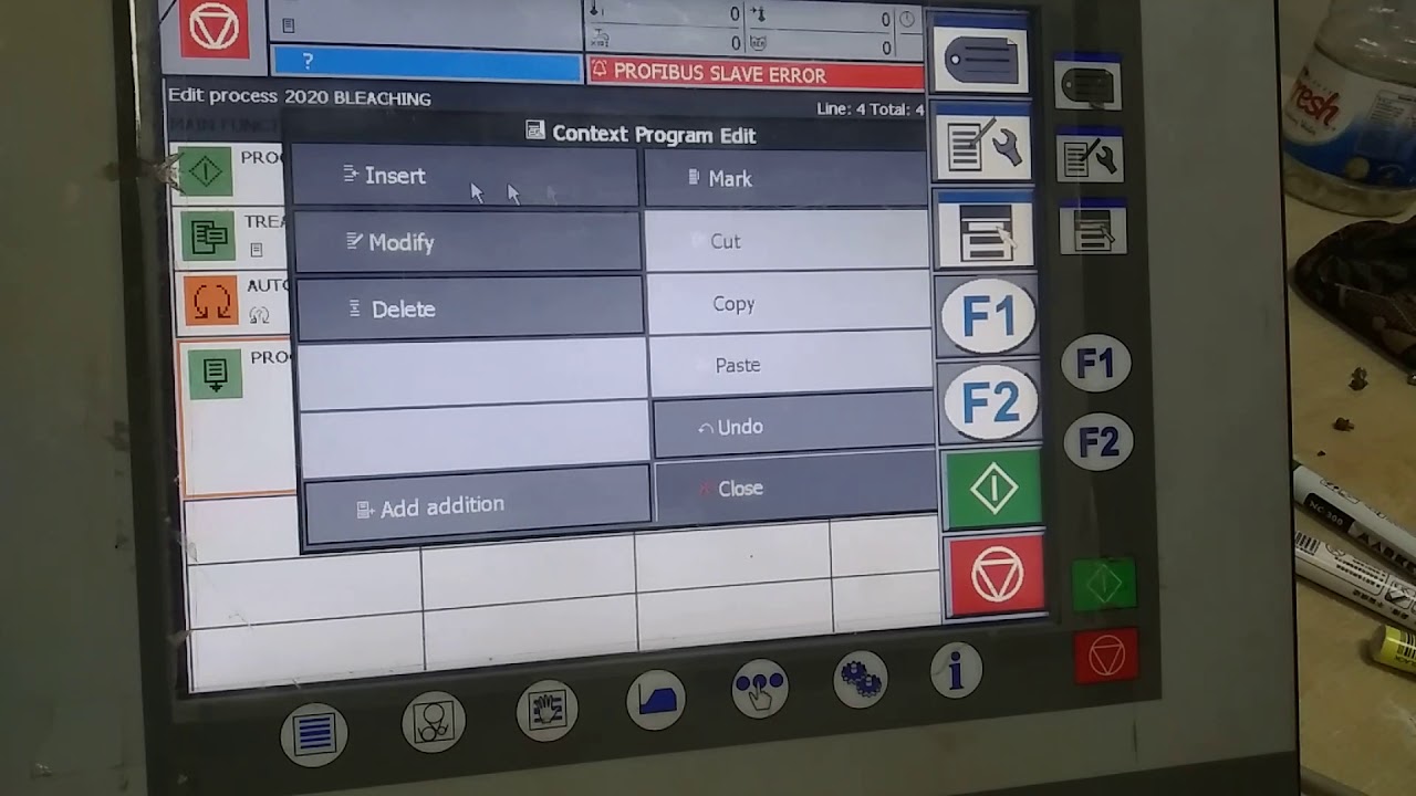 SEDOMAT-5500.How to create different process program with sedomat 5500 controller on dyeing machine?