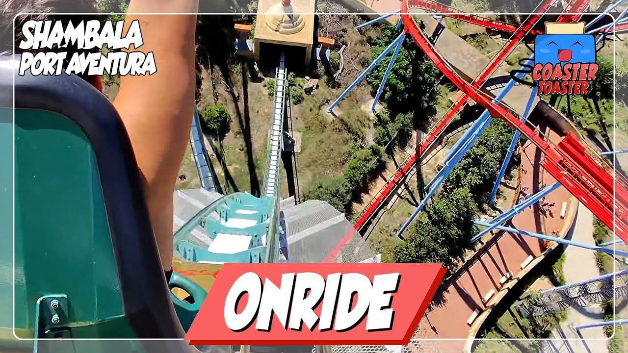 Shambala - PortAventura - ULTRA guter B&M Hyper Coaster | POV